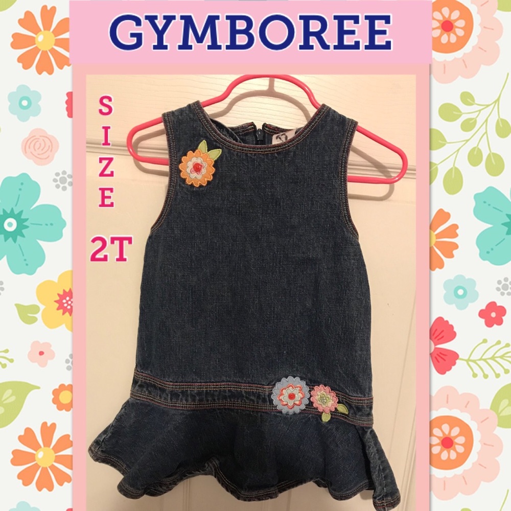 GYMBOREE Size 2T jean dress.